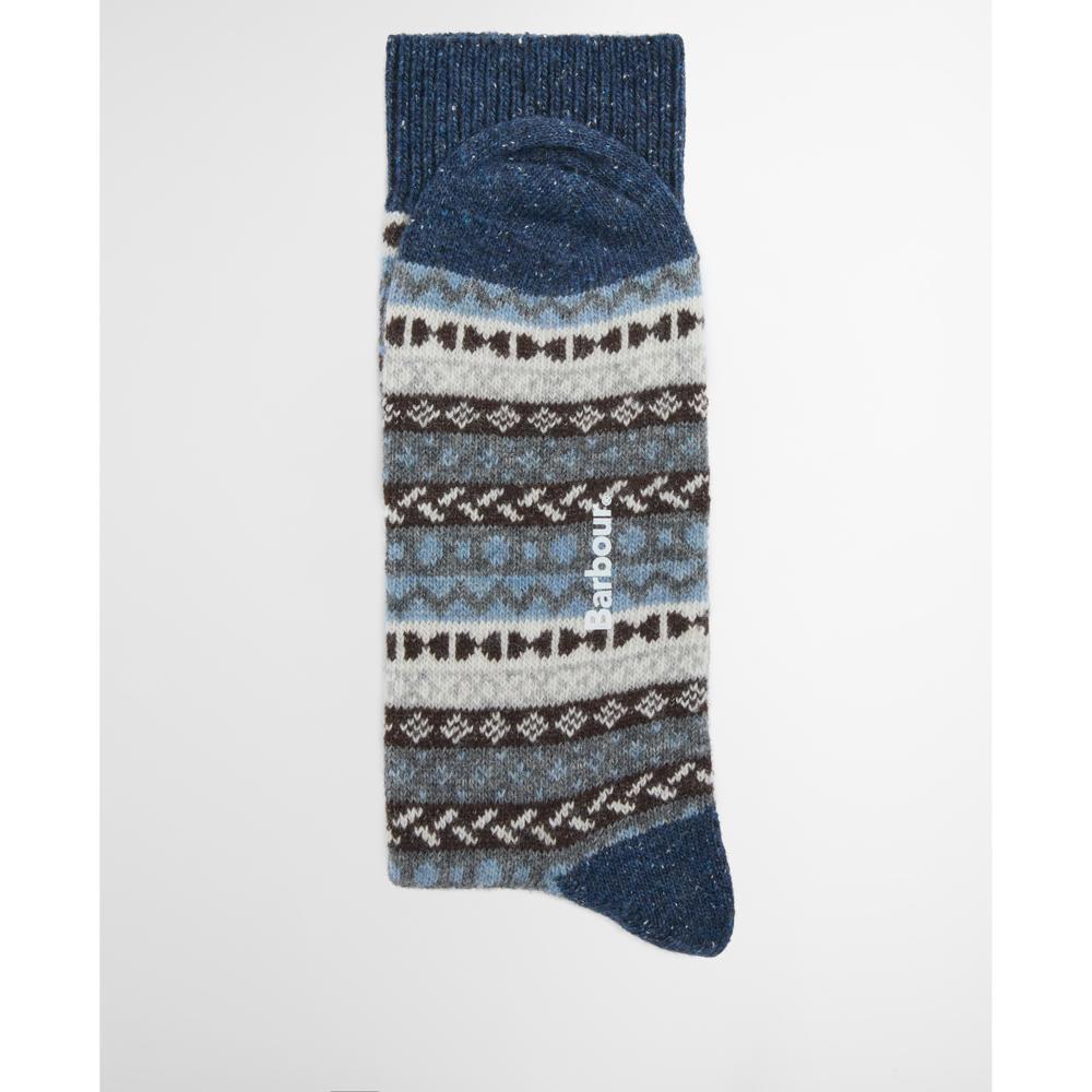 Barbour Set of 2 Fairisle Mens Socks